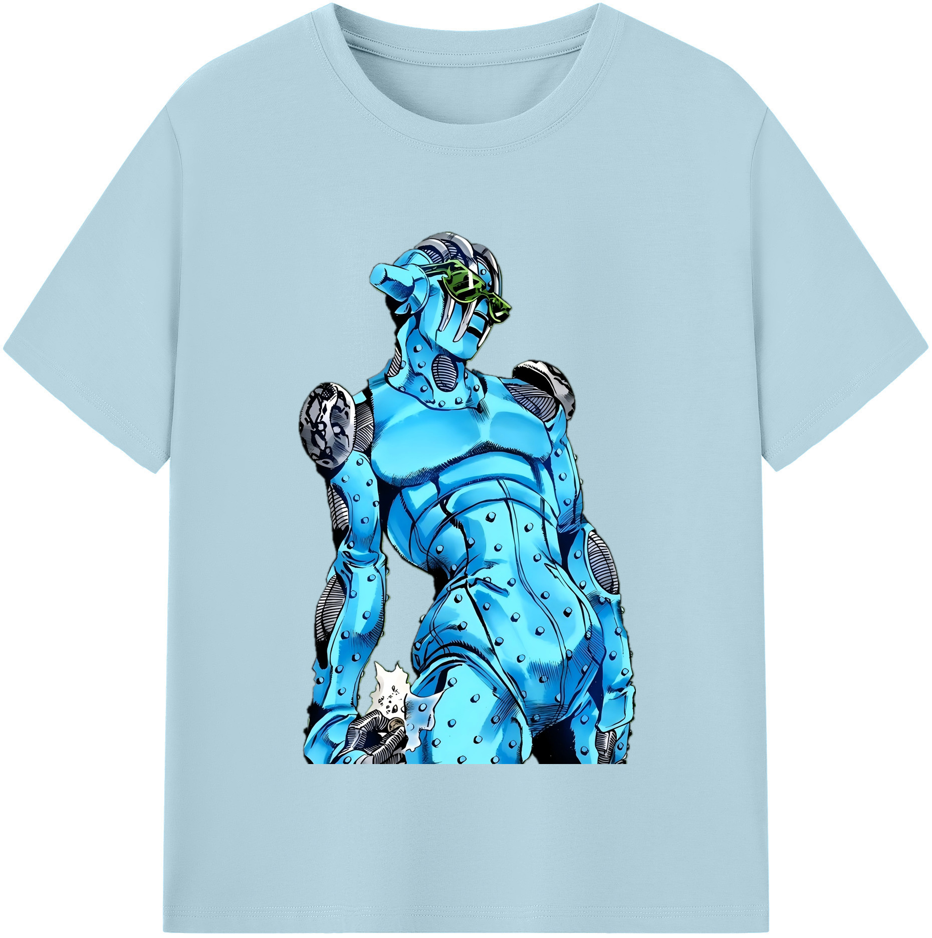 （画像用） ジョジョの奇妙な冒険 JoJo's Bizarre Adventure 綿100％半袖Tシャツ（フロントプリント）